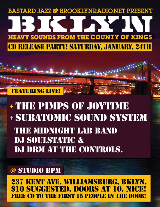 BrooklynRadio and Bastard Jazz Party